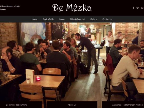 De Mezka Restaurant Website