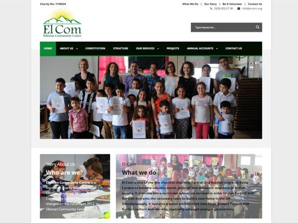 Elbistan Community Centre Web Site – en
